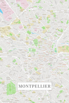 Poster Montpellier color