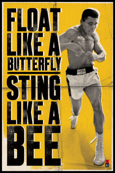 Poster Muhammad Ali - float like a butterfly