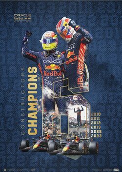 Imprimare de artă Oracle Red Bull Racing - F1® World Constructors' Champions - 2023