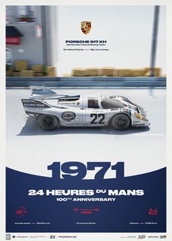 Imprimare de artă Porsche 917 KH - 24h Le Mans - 100th Anniversary - 1971