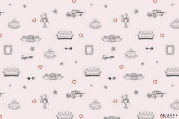 Poster Prietenii tai - Caffe symbols