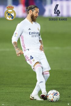 Poster Real Madrid - Sergio Ramos 2020/2021