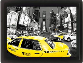 RUSH HOUR TIMES SQUARE Poster 3D înrămat