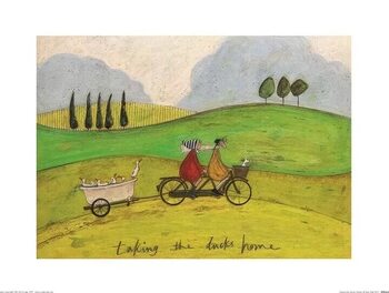 Imprimare de artă Sam Toft - Taking the Ducks Home