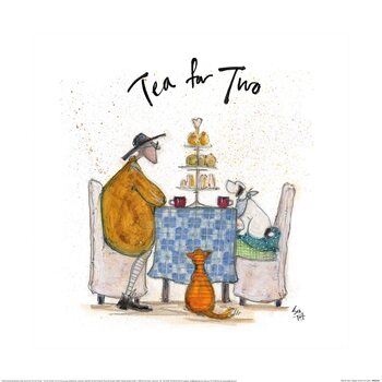 Imprimare de artă Sam Toft - Tea For Two - Colour