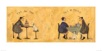 Imprimare de artă Sam Toft - Tea for Two Tea for Three