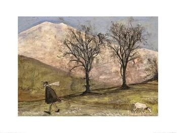 Sam Toft - Walking with Mansfield Reproducere