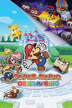 Poster Super (Paper) Mario - The Origami King
