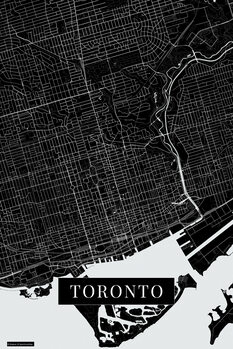 Poster Toronto black