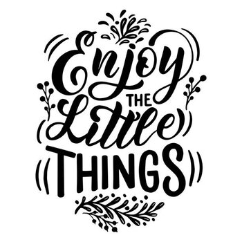 Poster Vector image with inscription - engoy