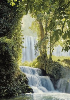 Waterfalls - zaragoza Poster 3D