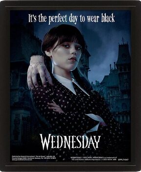 Wednesday - Perfect Day Poster 3D înrămat