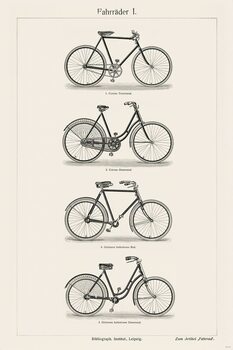 Poster Fahrräder I - Bibliograph