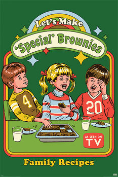 Poster Steven Rhodes - Let's Make Special Brownies