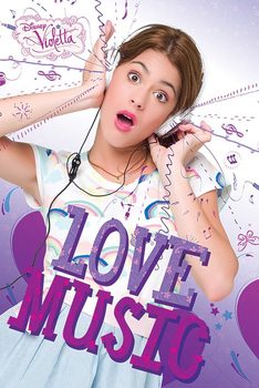 Poster Violetta - Love Music