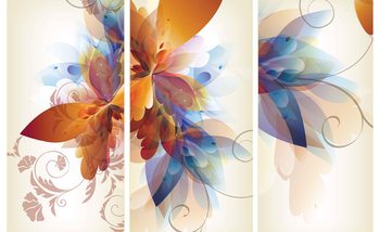 Abstract flower Poster Mural XXL