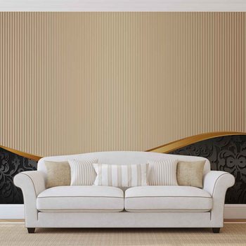Abstract Pattern Vintage Poster Mural XXL