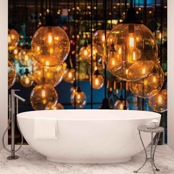 Ampoules Vintage Retro Poster Mural XXL