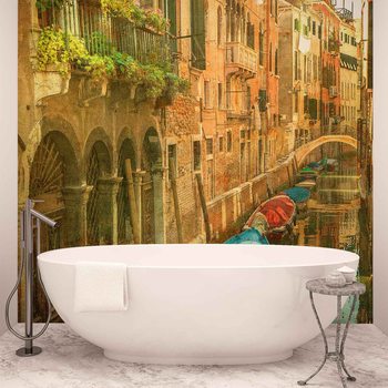 Canal de Venise de la ville Poster Mural XXL