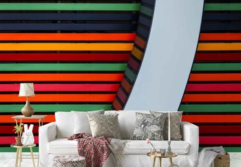 Colour Stripes Poster Mural XXL