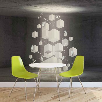 Dés Blancs Poster Mural XXL
