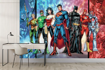 Papier peint Justice League - United