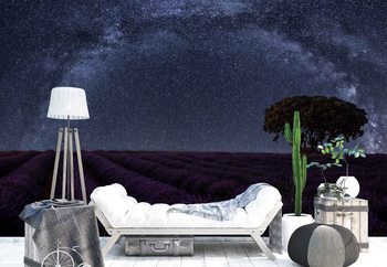 Lavender In Brihuega Poster Mural XXL
