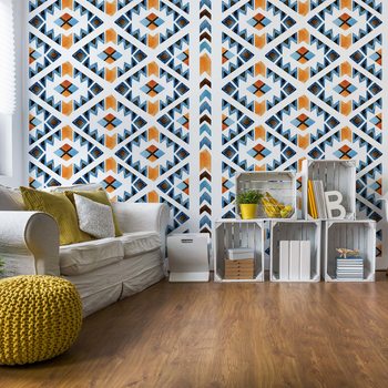Modern Aztec Pattern Poster Mural XXL