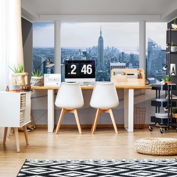 New York City Skyline 3D Penthouse View Poster Mural XXL