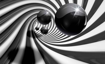 Spirales et Sphères Modernes et Abstraites Poster Mural XXL