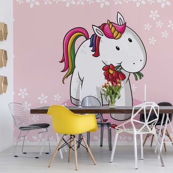 Sweet Unicorn Pink Poster Mural XXL