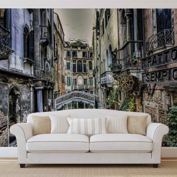 Ville de Venise Canal Pont Art Poster Mural XXL