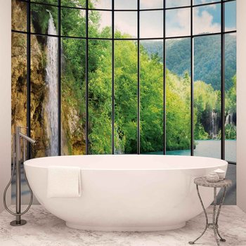Vue paysage tropical Poster Mural XXL