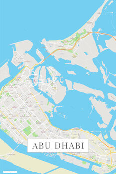 Poster Abu Dhabi color