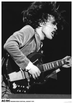 Плакат Angus Young - Reading Rock Festival