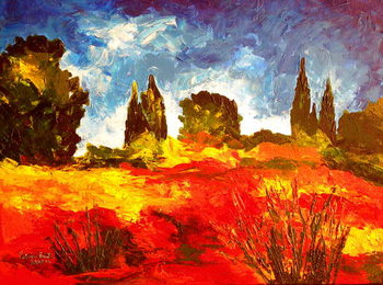 Schilderij op canvas Atumn Breeze, 2008