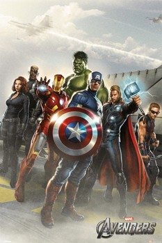 Poster AVENGERS - flight deck