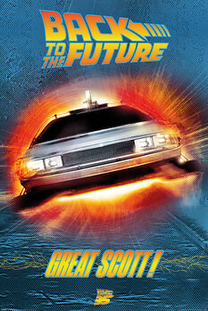 Плакат Back to the Future - Great Scott!