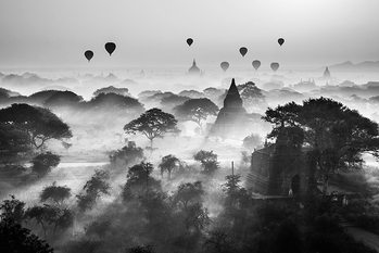 Poster  Balloons Over Bagan