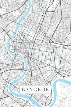 Póster Bangkok white