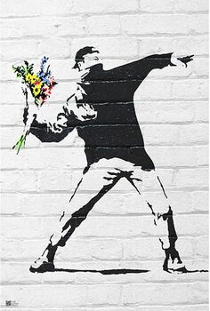 Póster Banksy street art - Graffiti Throwing Flow