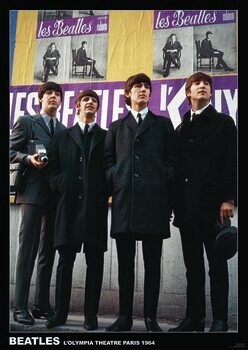 Póster Beatles - Paris 1964