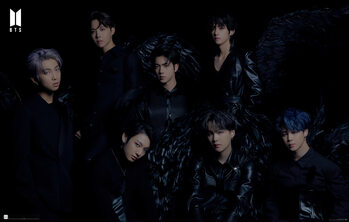 Плакат BTS - Black Wings