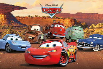 diseño de Cars original de Disney/Pixar. Taza y posavasos 