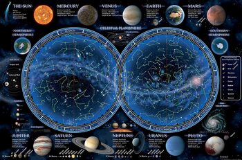 Poster David Penfound - Star Map