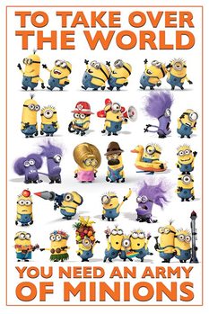 Poster Despicable Me 2 - Ich - Einfach unverbesserlich 2 - Take Over the World