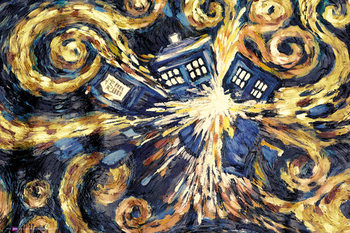 Плакат DOCTOR WHO - exploding tardis