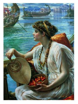Edward Poynter - A Roman Boat Race Kunstdruck