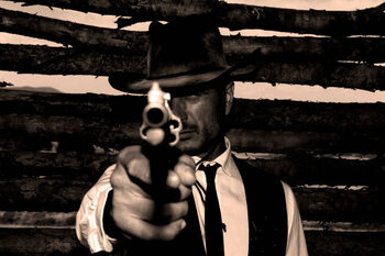 Poster far west cowboy