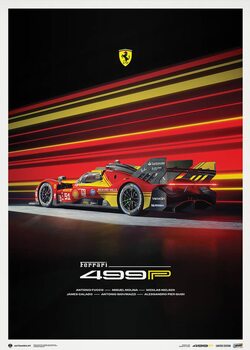 Konsttryck Ferrari 499P - 2024